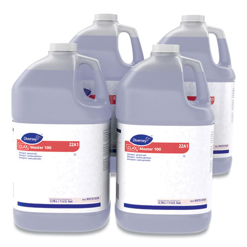 Image of Diversey 95751559 Clax Master 100, Liquid, Unscented, 4/carton