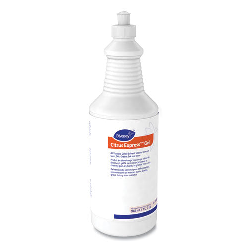 Image of Diversey 95002523 Citrus Express Gel Spotter, Citrus Scent, 32 Oz Squeeze Bottle, 6/carton