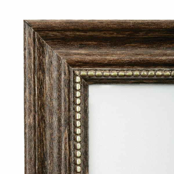 Image of SKILCRAFT® Style F, Hardwood Finish Picture Frame, Walnut, 8-1/2" x 11"