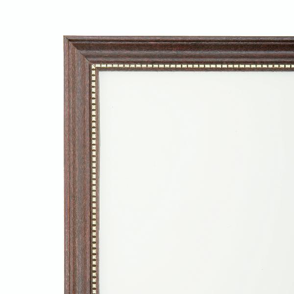 Image of SKILCRAFT® Style F, Hardwood Finish Picture Frame, Mahogany, 8-1/2" x 11"