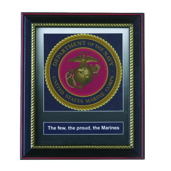 Image of SKILCRAFT® Military-Themed Picture Frame, U.S. Marine Corp, 11" x 14"