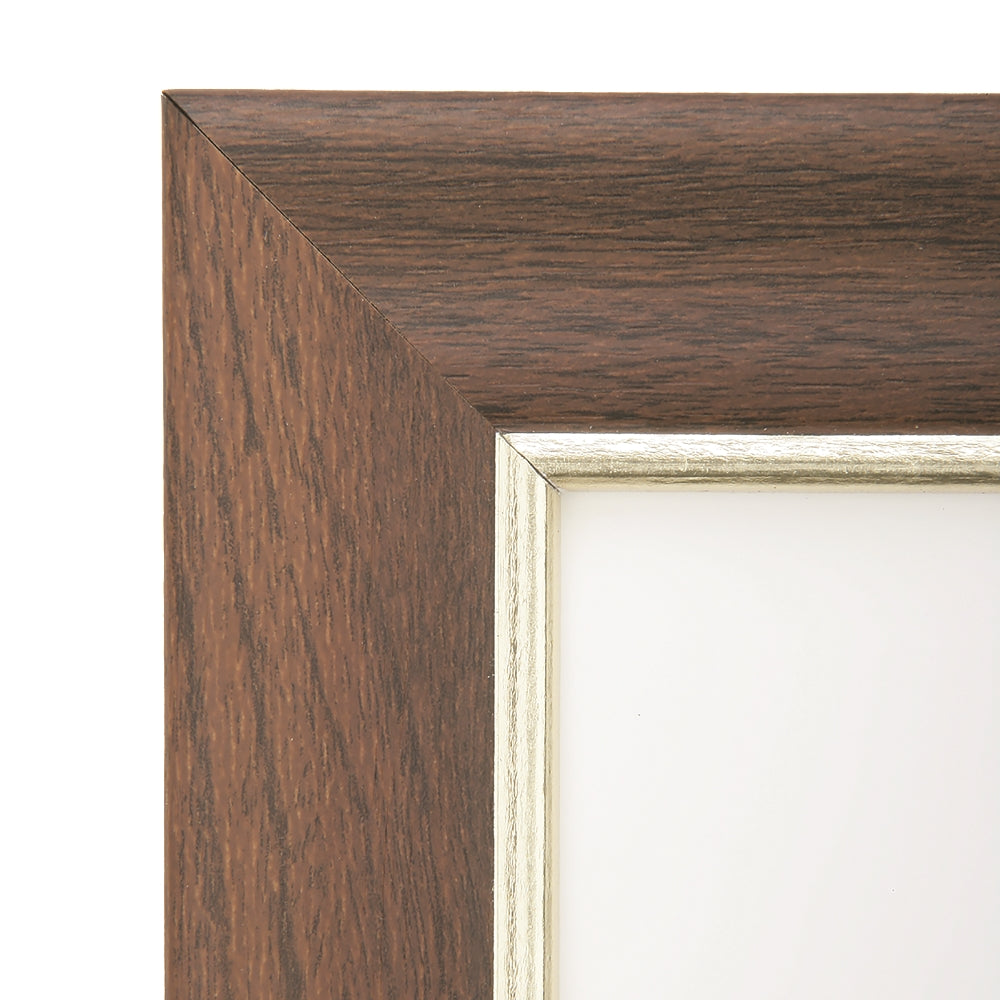 Image of SKILCRAFT® Style B, Walnut Vinyl Picture Frame, 10" x 12"