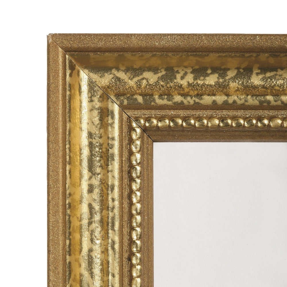 Image of SKILCRAFT® Style F, Hardwood Finish Picture Frame, Gold, 8" x 10"