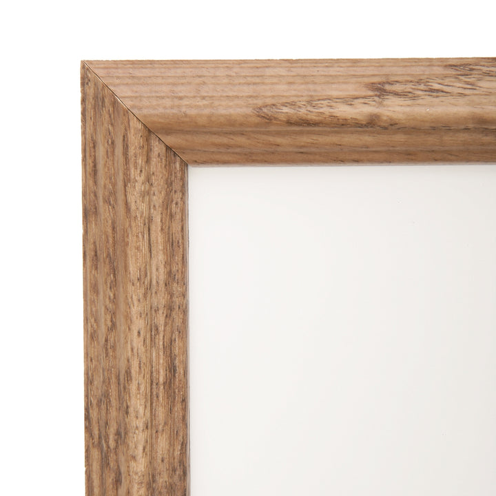 Image of SKILCRAFT® Style E, Clear Oak Picture Frame, Velcro Hanger, Easel Back, 8" x 10"