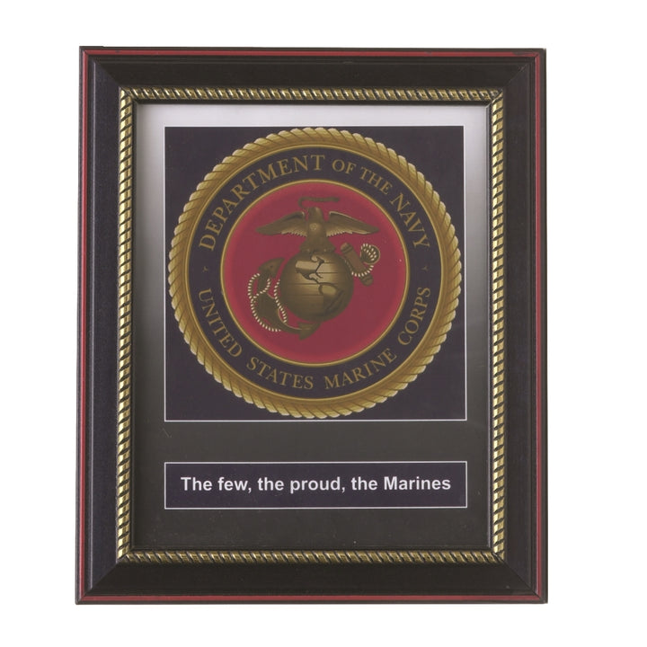 Image of SKILCRAFT® Military-Themed Picture Frame, U.S. Marine Corp, 8" x 10"