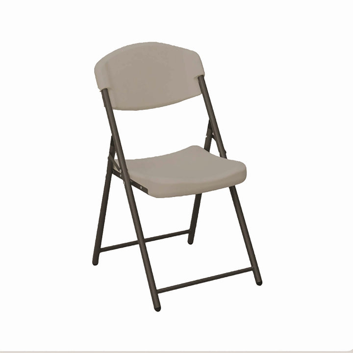 Image of SKILCRAFT® Folding Chair, 18" W x 16" D x 33-1/2" H in Open Position, Platinum, 1 Each