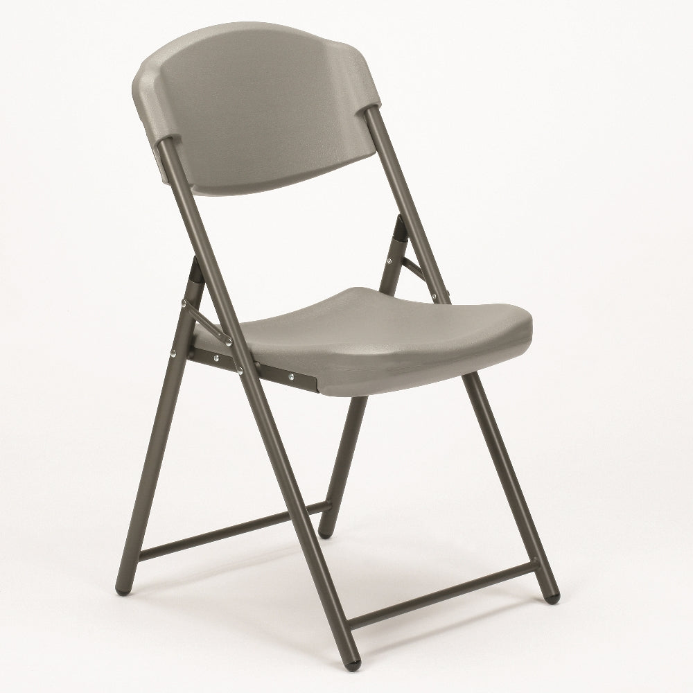 Image of SKILCRAFT® Folding Chair, Charcoal, Box of 4