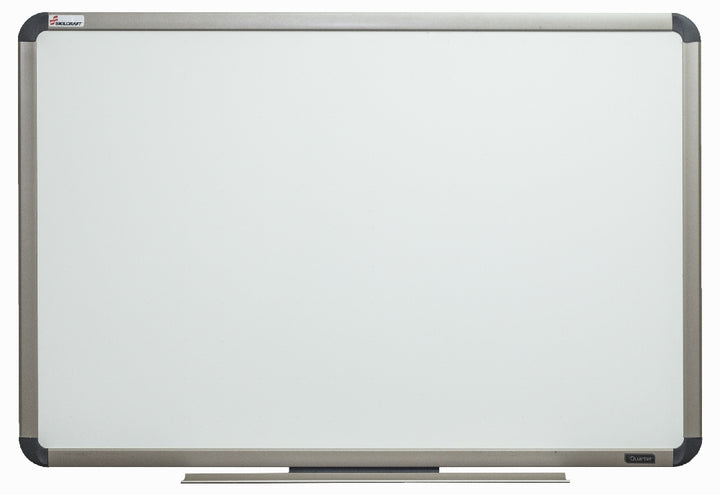 Image of Quartet® SKILCRAFT® Total Erase White Board, Euro Titanium Finish Aluminum Frame, 24" x 18"