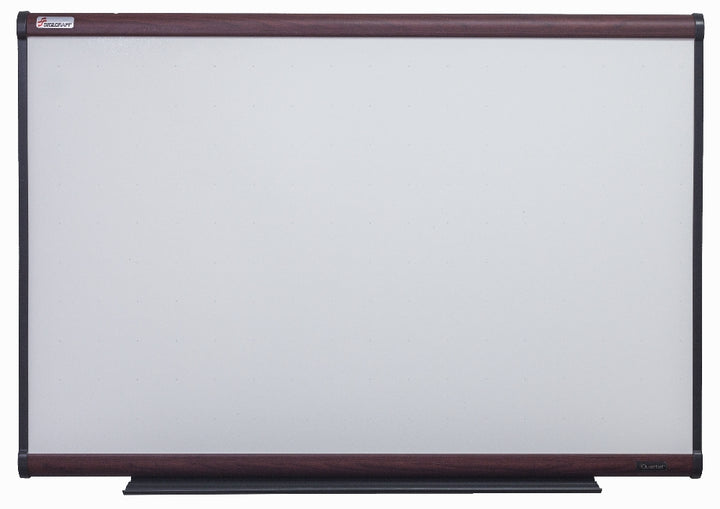 Image of Quartet® SKILCRAFT® Total Erase White Board, Mahogany Finish Frame, 48" x 36"