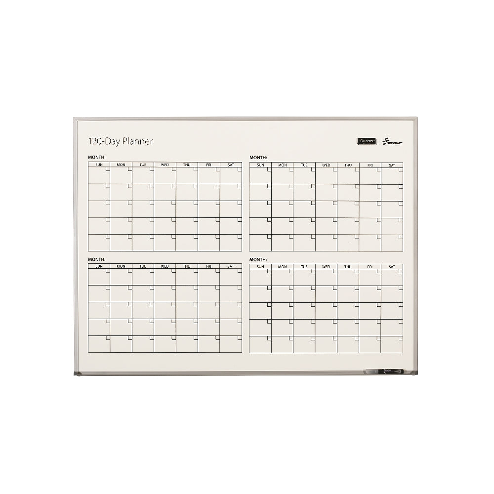 Image of Quartet® SKILCRAFT® 4-Month Dry Erase Calendar