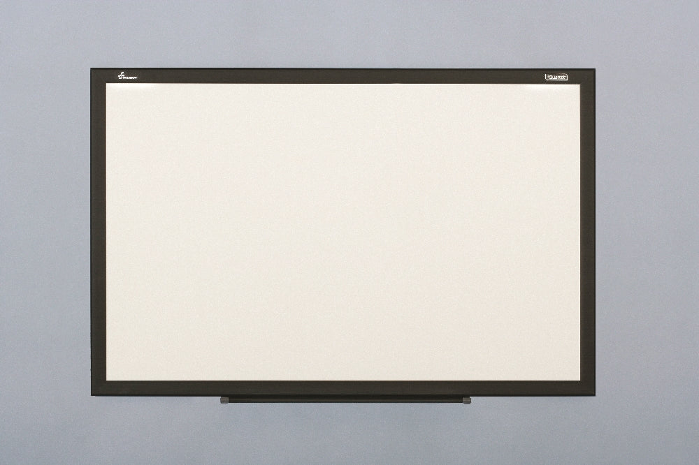 Image of Quartet® SKILCRAFT® Dry Erase Magnetic Painted Whiteboard, Steel Surface, Black Aluminum Frame, 48" x 36"