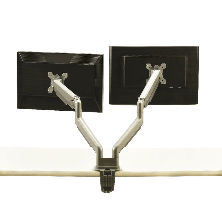 Image of Kensington® SKILCRAFT® Fully Articulating Gas-Spring Ergonomic Dual Monitor Arm