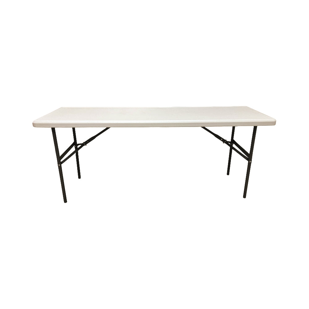 Image of SKILCRAFT® Rectangular Folding Table - 300 lb Weight Capacity - 72" W x 29" H x 24" D - Platinum Gray