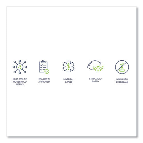 Image of Wexford Labs 3130B400DEA CleanCide Disinfecting Wipes, 1-Ply, 8 x 5.5, Fresh Scent, White, 400/Tub