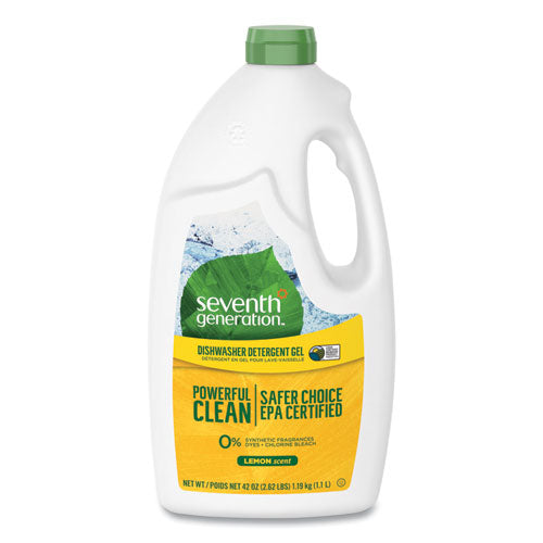 Image of Seventh Generation® 22171 Natural Automatic Dishwasher Gel, Lemon, 42 Oz Bottle