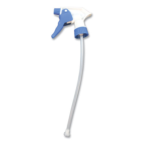 Image of ImpactÂ® Smazer General Purpose Trigger Sprayer, 10" Tube, Fits 32 oz Bottles with 28/400 Neck Thread, Blue/White