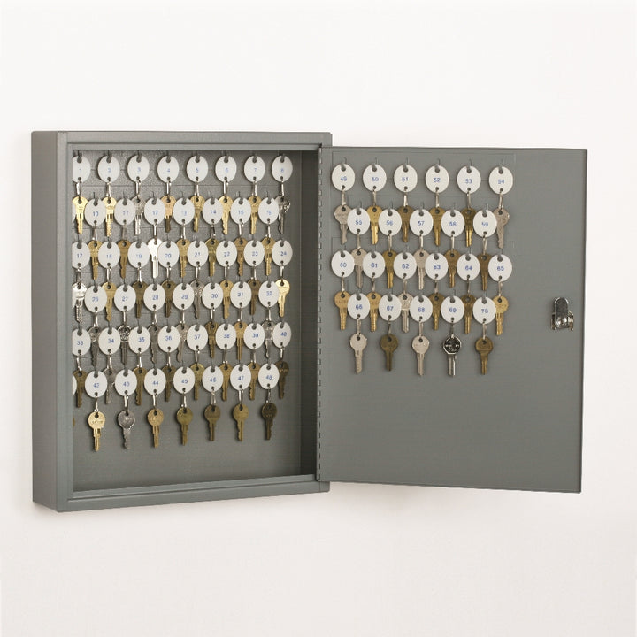 Image of SKILCRAFT® Locking Key Cabinet, 70 Key Capacity