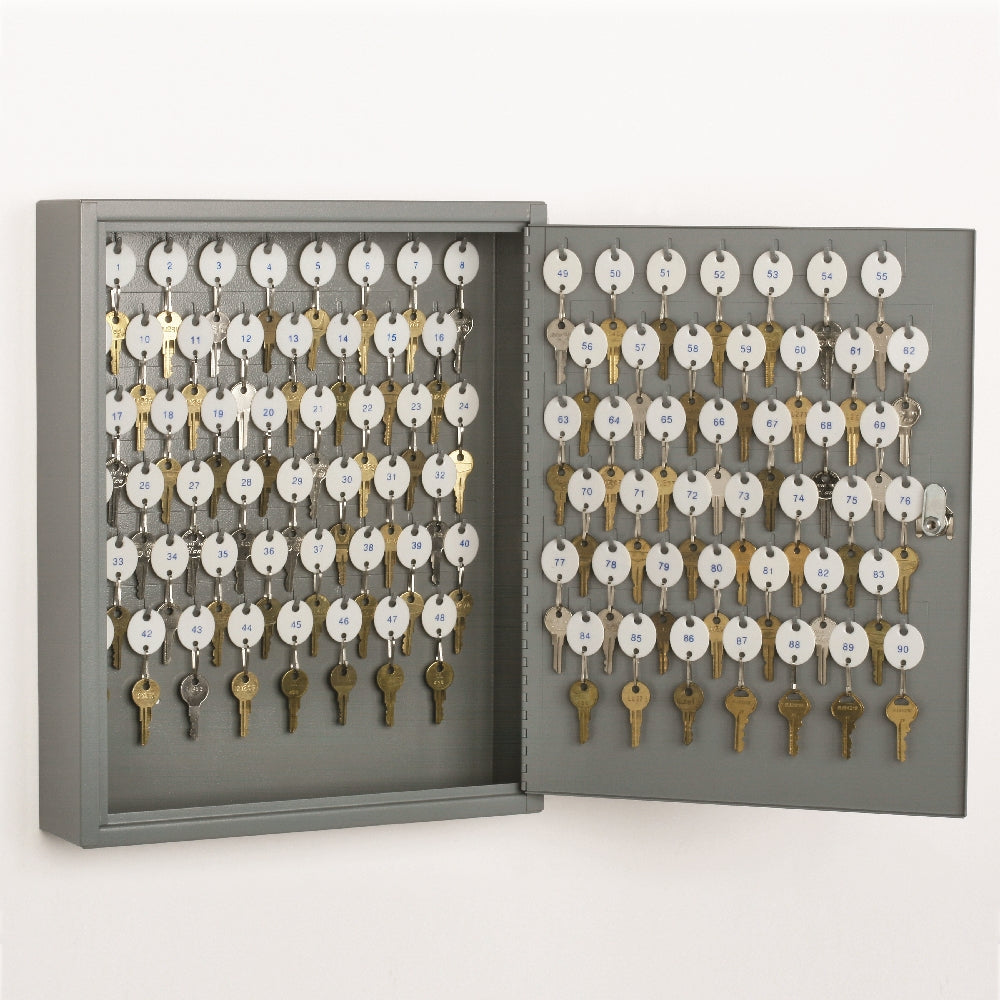 Image of SKILCRAFT® Locking Key Cabinet, 90 Key Capacity