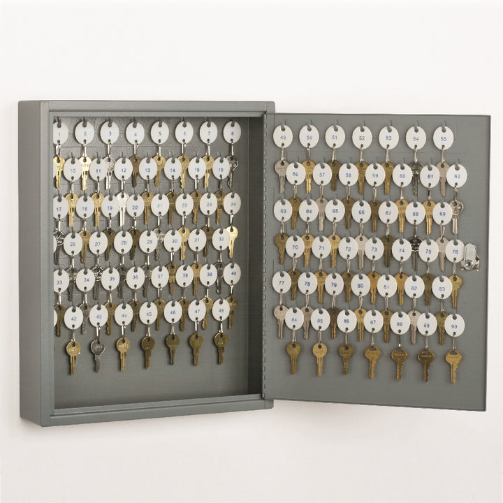 Image of SKILCRAFT® Locking Key Cabinet, 90 Key Capacity