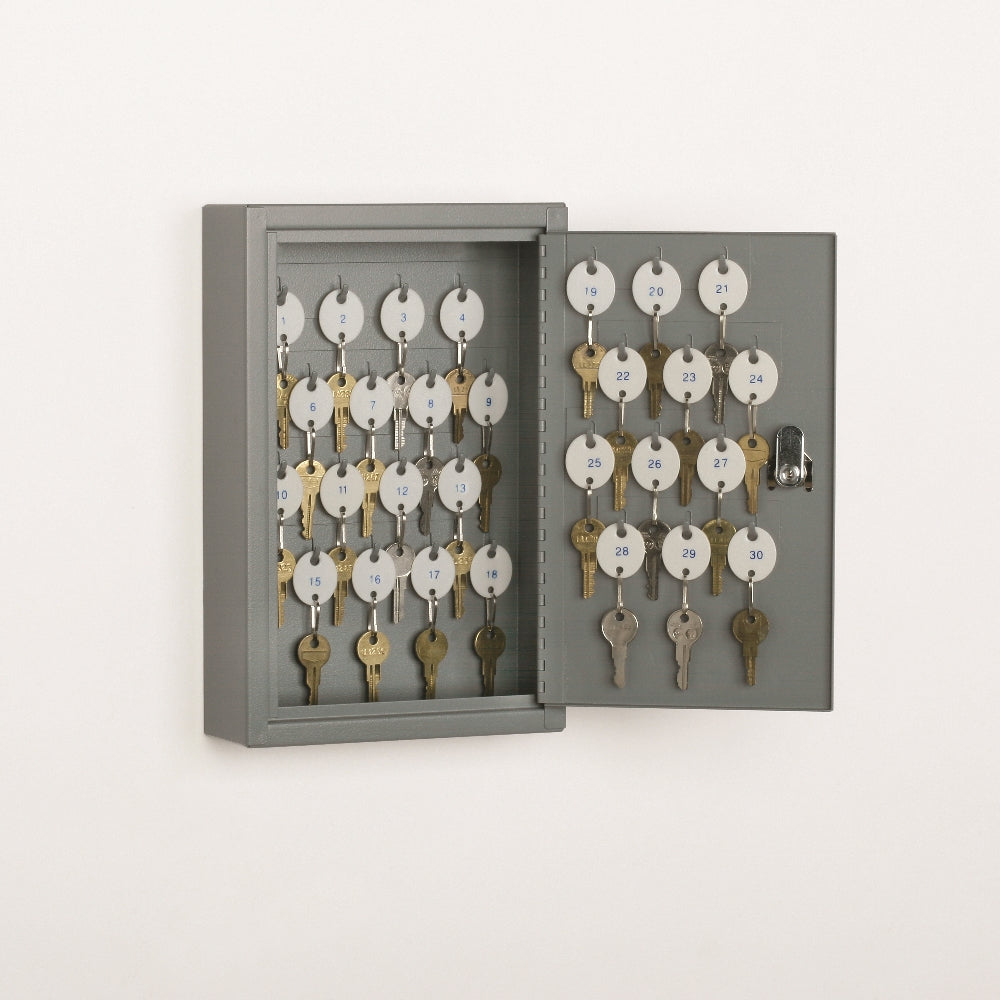 Image of SKILCRAFT® Locking Key Cabinet, 30 Key Capacity