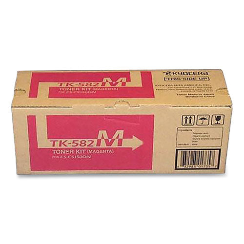 Image of Kyocera KYOTK582M Tk582m High-Yield Toner, 2,800 Page-Yield, Magenta