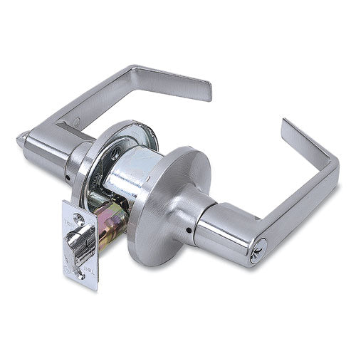 Image of Tell® CL100200 Light Duty Commercial Entry Lever Lockset, Satin Chrome Finish