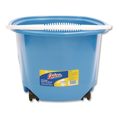 Image of Quickie® 20000ZQK Ez-Glide Bucket On Wheels, 5 Qt, Blue
