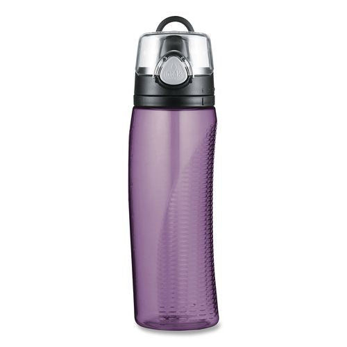 Image of Thermos® HP4100PU6 Intak by Thermos Hydration Bottle with Meter, 24 oz, Plastic, Purple