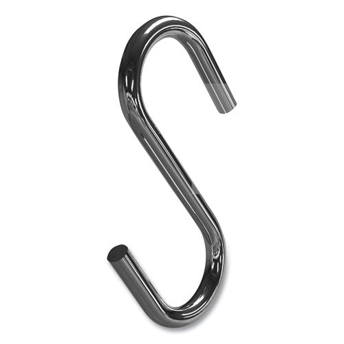 Image of deflecto® 20013 S Hooks, Metal, Silver, 50/pack