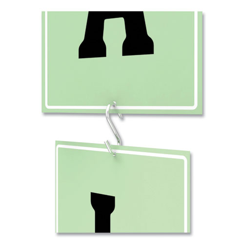 Image of deflecto® 20013 S Hooks, Metal, Silver, 50/pack