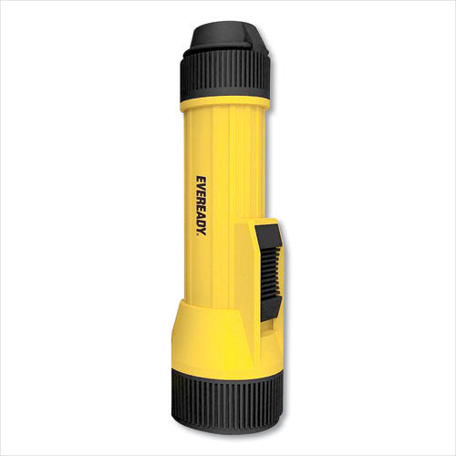 Image of Eveready® 1251L LED Industrial Economy Flashlight, 2 D Batteries (Sold Separately), Yellow/Black