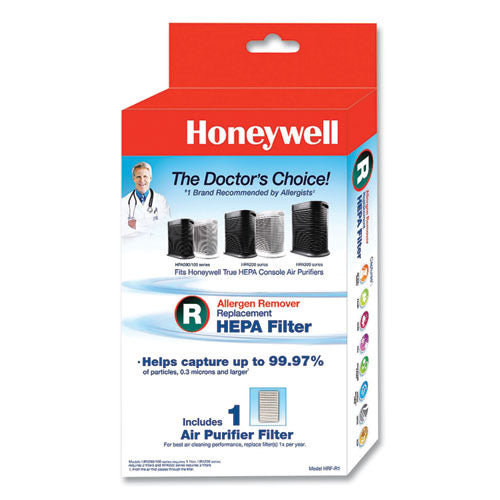 Image of Honeywell HRF-R1 True HEPA Air Purifier Replacement Filter, 6.75 x 10.32