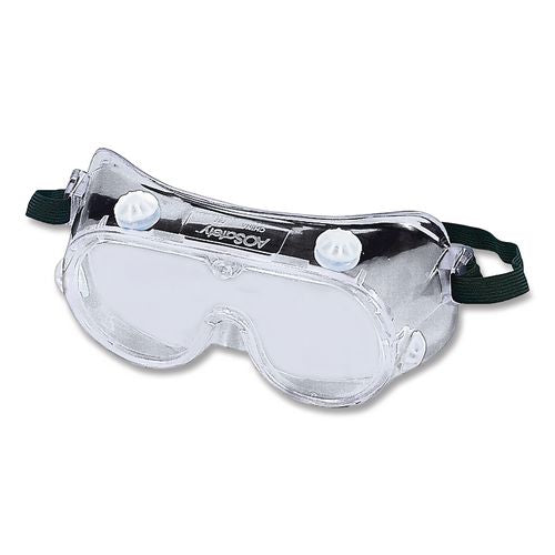 Image of 3M 40660-00000-10 334 Safety Splash Goggles, OTG, Clear Anti-Fog Lens, Clear Frame