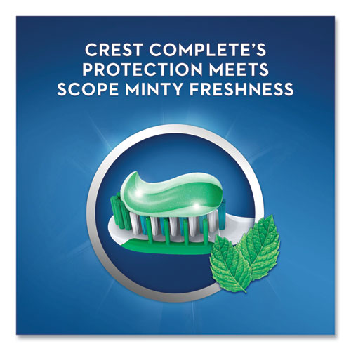 Image of CrestÂ® Complete Whitening Toothpaste + Scope, Minty Fresh, 0.85 Oz Tube, 36/carton