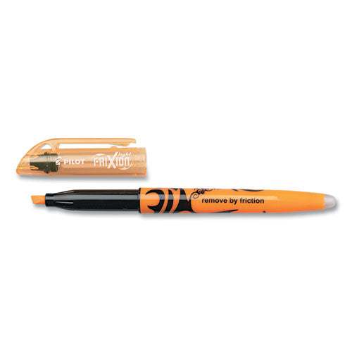 Image of Pilot® PIL46504 Frixion Light Erasable Highlighter, Orange Ink, Chisel Tip, Orange/black Barrel, Dozen