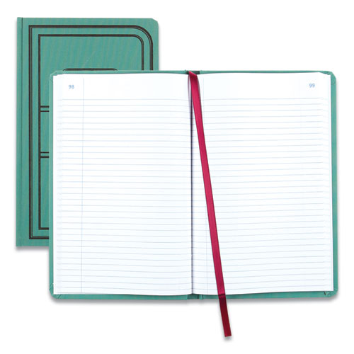 Image of National® A66150R Tuff Series Record Book, Green Cover, 12 X 7.5 Sheets, 150 Sheets/book