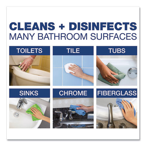 Image of Comet® 19214 Disinfecting-Sanitizing Bathroom Cleaner, 32 Oz Trigger Spray Bottle, 6/carton