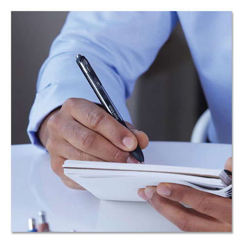 Image of Paper Mate® 1951722 InkJoy Gel Pen, Retractable, Fine 0.5 mm, Blue Ink, Blue Barrel, Dozen