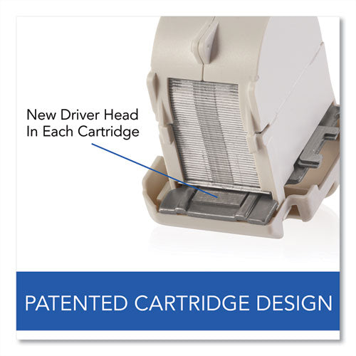 Image of Swingline® S7050051 Desktop Electric Stapler Cartridge, 0.25" Leg, 0.5" Crown, Steel, 1,500/cartridge, 2 Cartridges/box, 3000/box