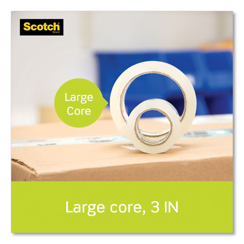 Image of Scotch® 3450S-RD-36GC Sure Start Packaging Tape With Dispenser, 3" Core, 1.88" X 38.2 Yds, Clear