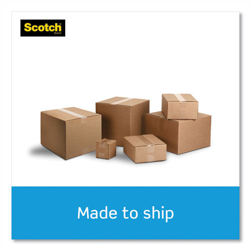 Image of Scotch® 3850-4RD-6GC 3850 Heavy-Duty Packaging Tape With Dispenser, 3" Core, 1.88" X 54.6 Yds, Clear, 4/pack