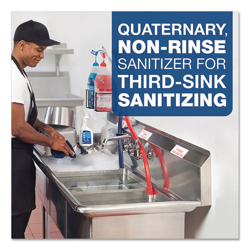 Image of Clean Quick® 07535 Broad Range Quaternary Sanitizer, Sweet Scent, 1 Gal Bottle, 3/carton