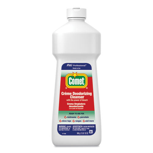 Image of Comet® 73163 Creme Deodorizing Cleanser, 32 Oz Bottle, 10/carton