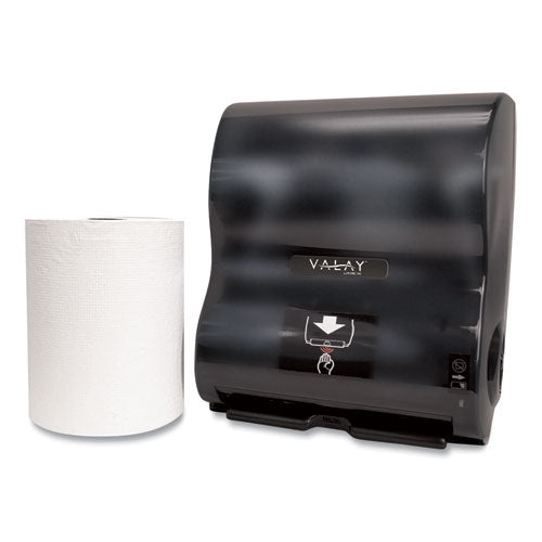 Image of Morcon Tissue VT1010 Valay 10 Inch Roll Towel Dispenser, 13.25 X 9 X 14.25, Black