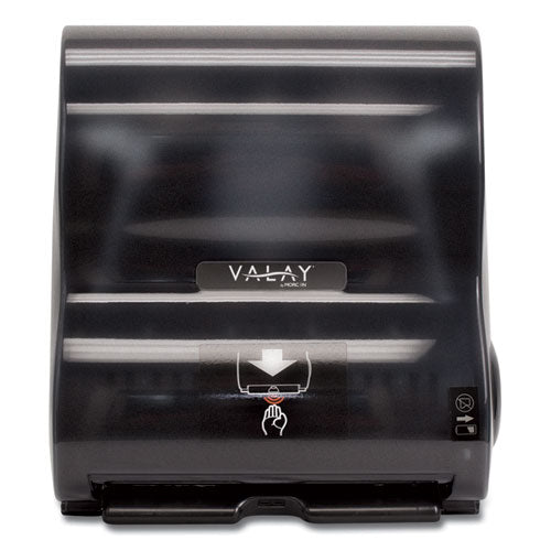 Image of Morcon Tissue VT1010 Valay 10 Inch Roll Towel Dispenser, 13.25 X 9 X 14.25, Black