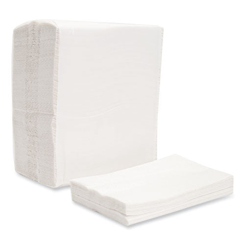 Image of Morcon Tissue D20500 Morsoft Dispenser Napkins, 1-Ply, 6 x 13, White, 500/Pack, 20 Packs/Carton