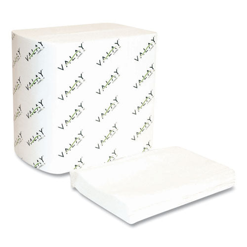 Image of Morcon Tissue 4500VN Valay Interfolded Napkins, 2-Ply, 6.5 X 8.25, White, 500/pack, 12 Packs/carton