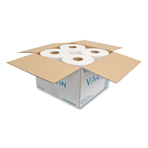 Image of Morcon Tissue VT110 Valay Mini Jumbo Bath Tissue, Septic Safe, 2-Ply, 3.25" x 750 ft, White, 12 Rolls/Carton