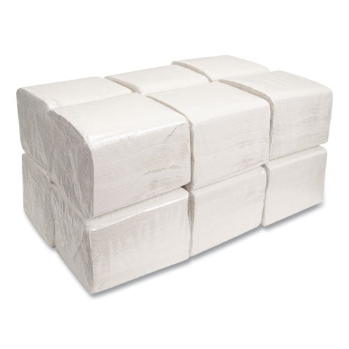 Image of Morcon Tissue 1717 Morsoft Dinner Napkins, 1-Ply, 16 x 16, White, 250/Pack, 12 Packs/Carton