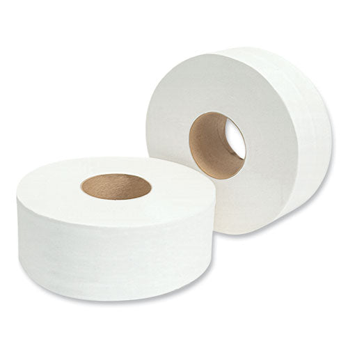 Image of Morcon Tissue M99 Jumbo Bath Tissue, Septic Safe, 2-Ply, 3.3" x 1,000 ft, White, 12 Rolls/Carton